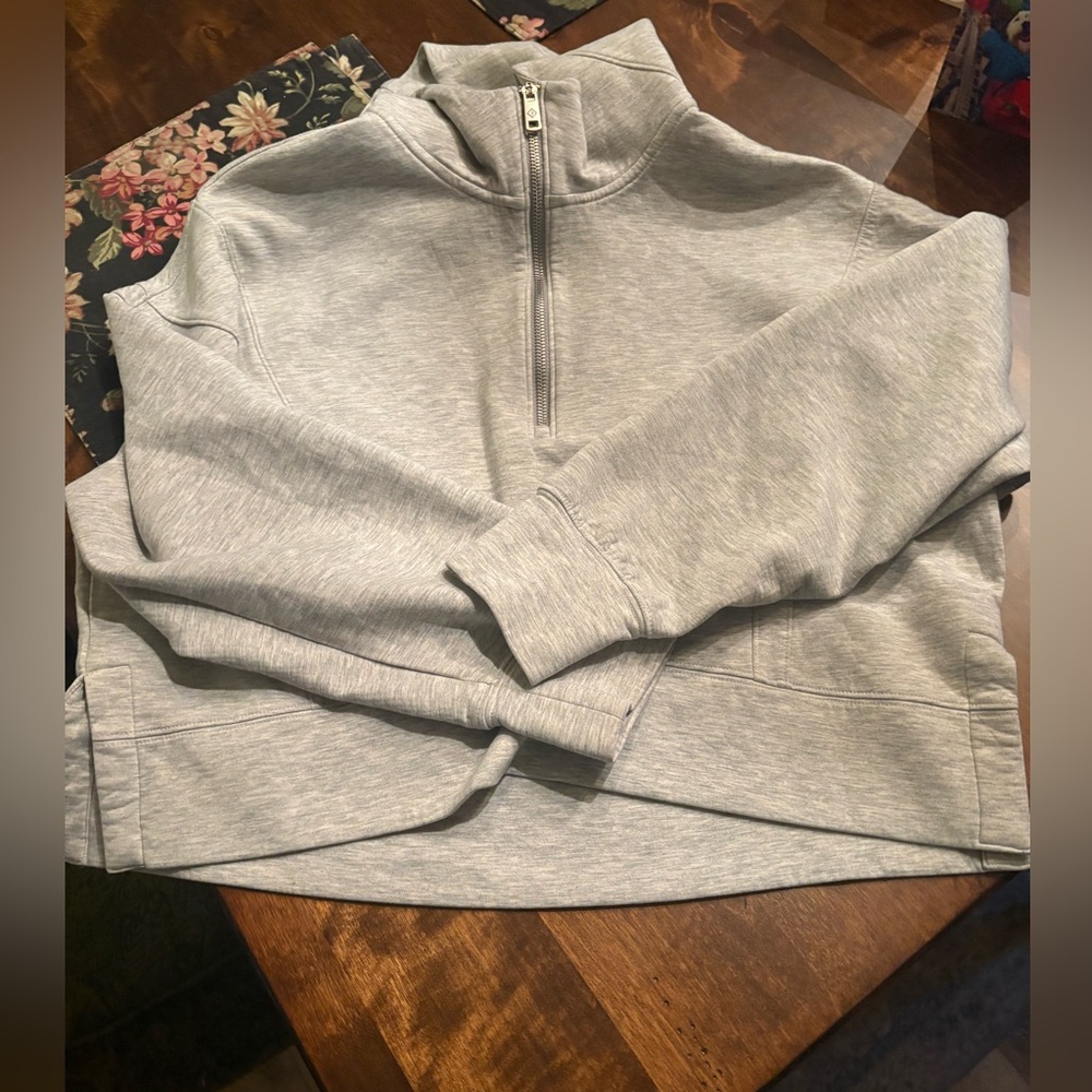 Abercrombie & Fitch YPB neoKNIT MAX Half-Zip Hoodie, Size S - Picture 2 of 13